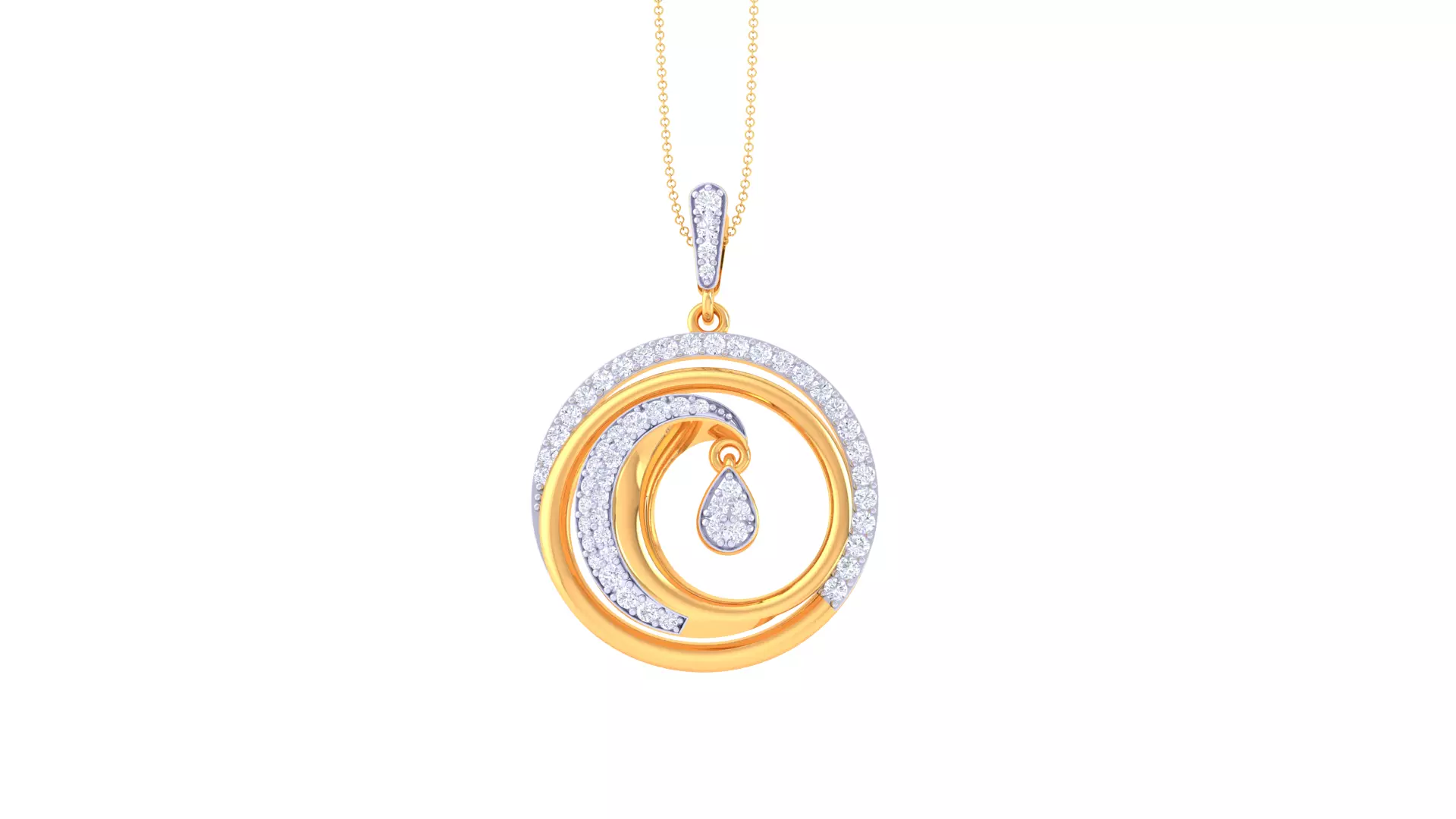 Women Pendant 3dm STL OBJ FBX Renders Details 3D print model_0