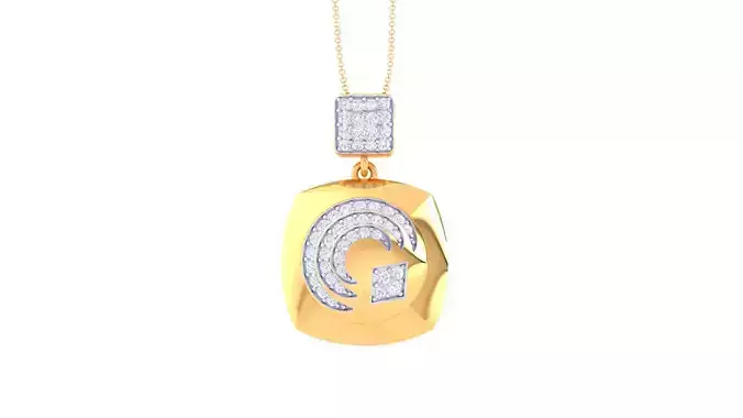 Women Pendant 3dm STL OBJ FBX Renders Details