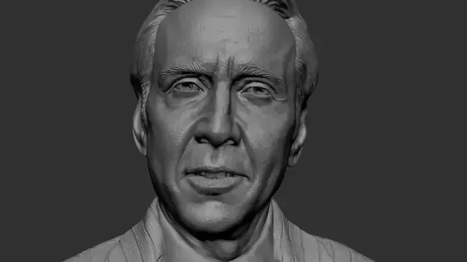 Nicolas Cage 3D print model