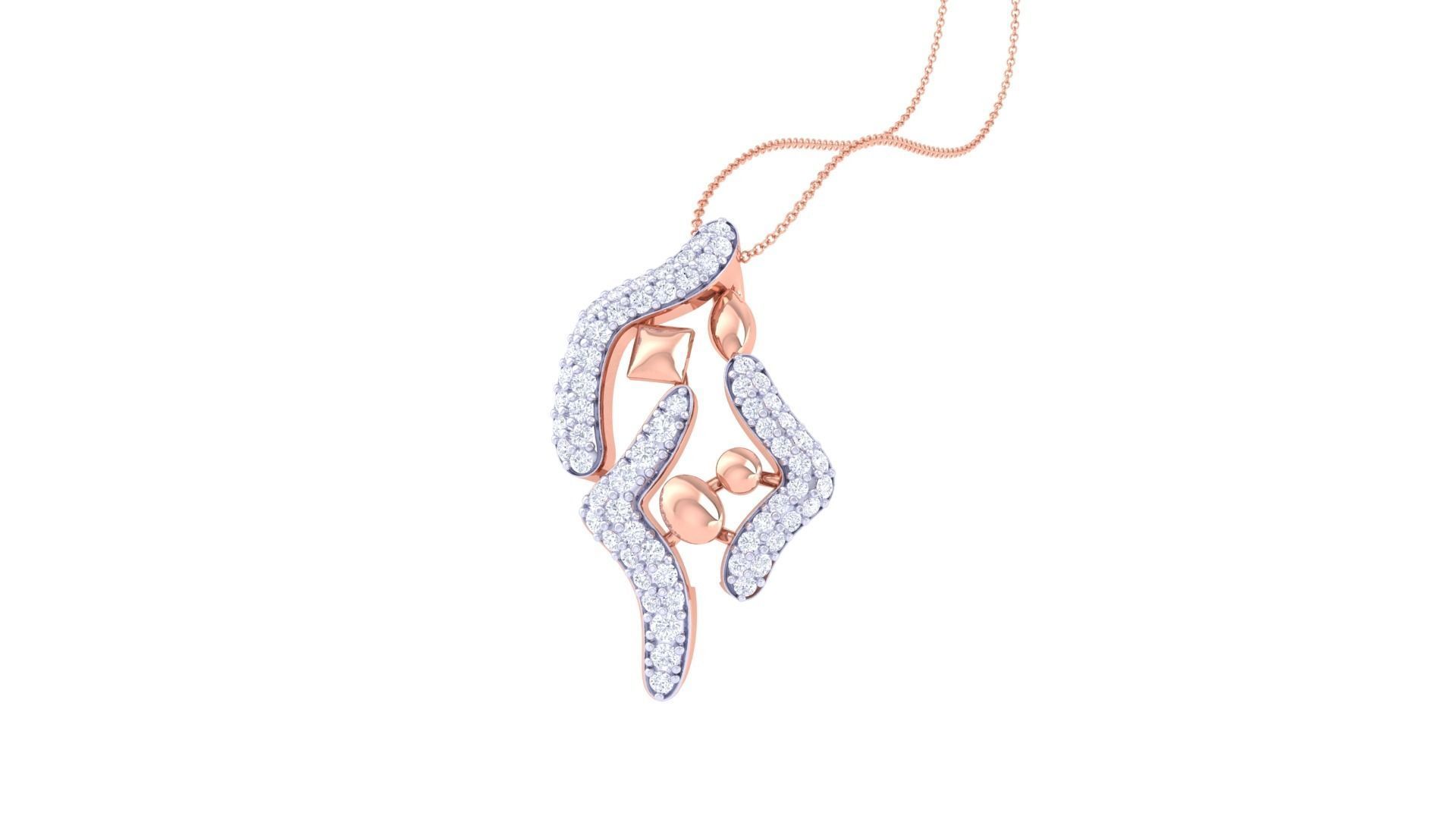 Women Pendant 3dm STL OBJ FBX Renders Details 3D print model_1