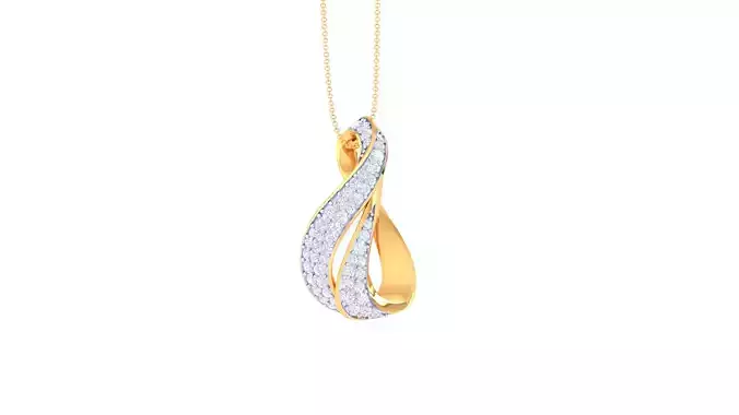 Women Pendant 3dm STL OBJ FBX Renders Details