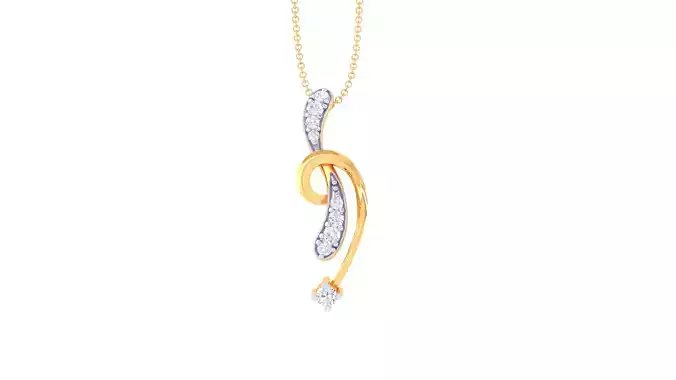 Women Pendant 3dm STL OBJ FBX Renders Details