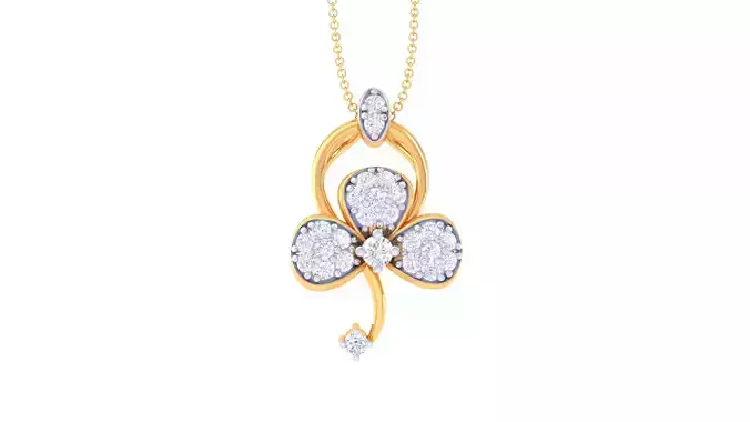 Women Pendant 3dm STL OBJ FBX Renders Details