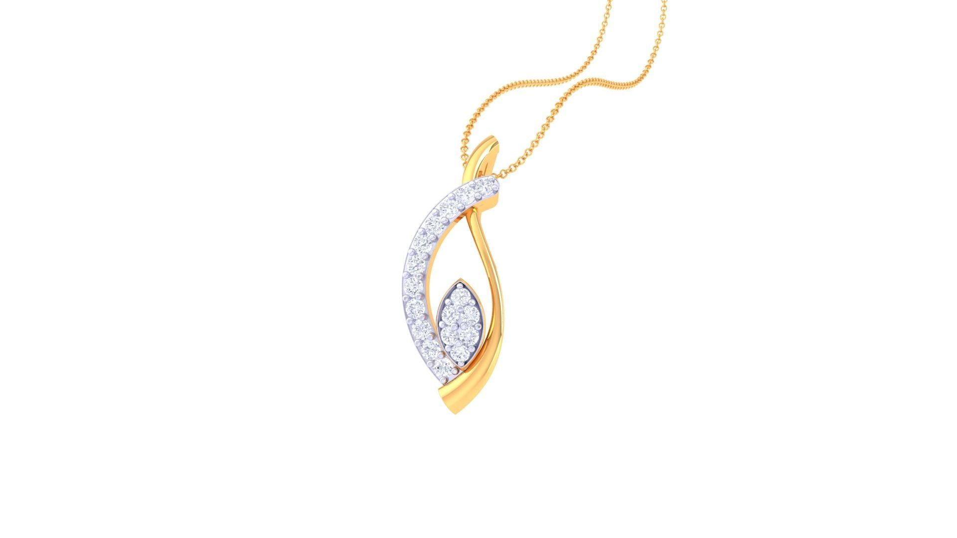 Women Pendant 3dm STL OBJ FBX Renders Details 3D print model_3