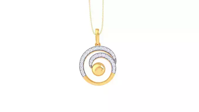 Women Pendant 3dm STL OBJ FBX Renders Details