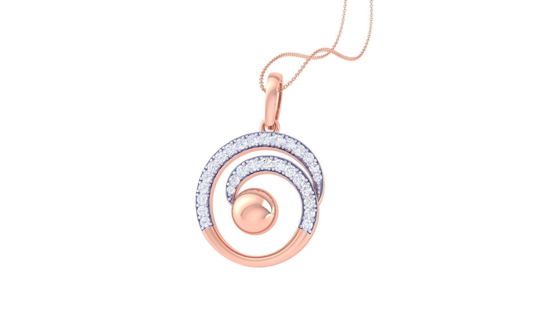 Women Pendant 3dm STL OBJ FBX Renders Details 3D print model_1