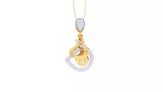 Women Pendant 3dm STL OBJ FBX Renders Details