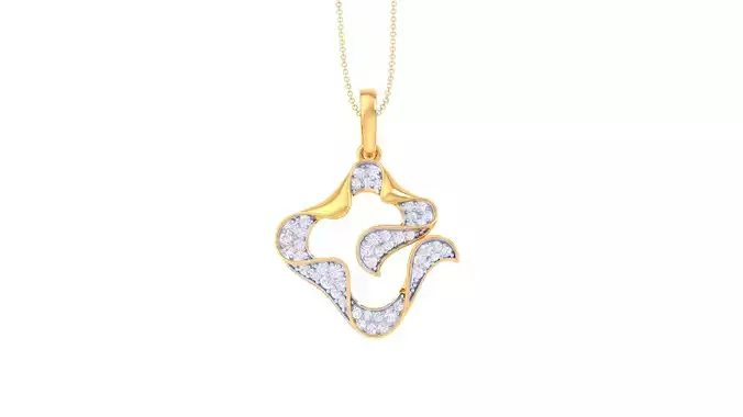 Women Pendant 3dm STL OBJ FBX Renders Details