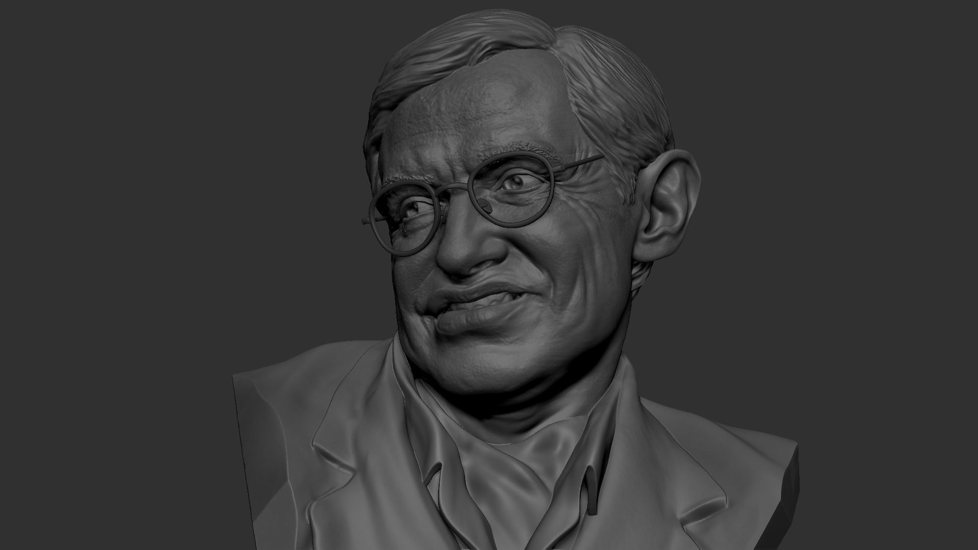 Stephen Hawking 3D print model_33