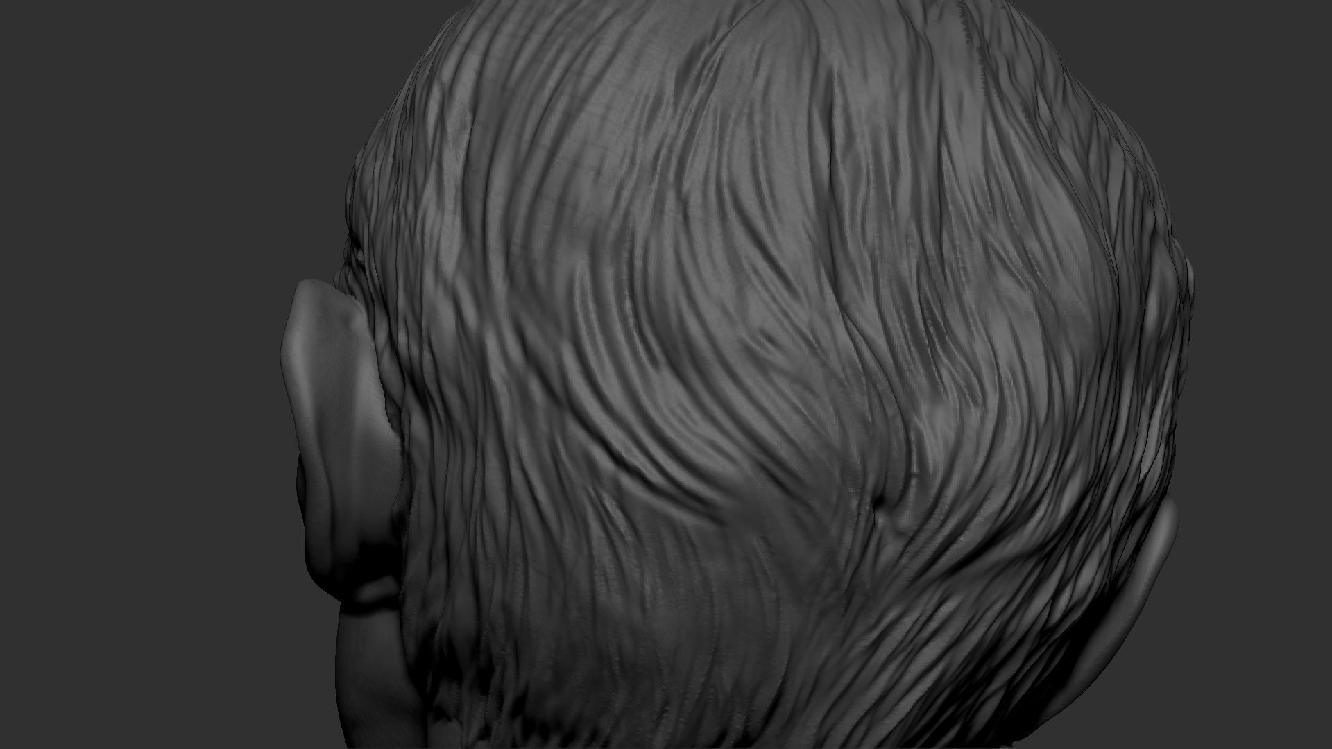 Stephen Hawking 3D print model_39