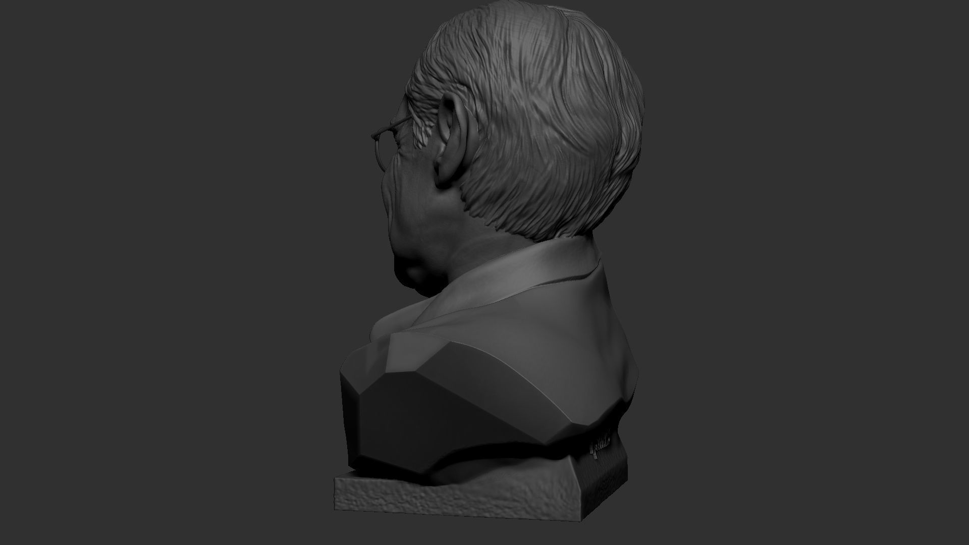 Stephen Hawking 3D print model_8