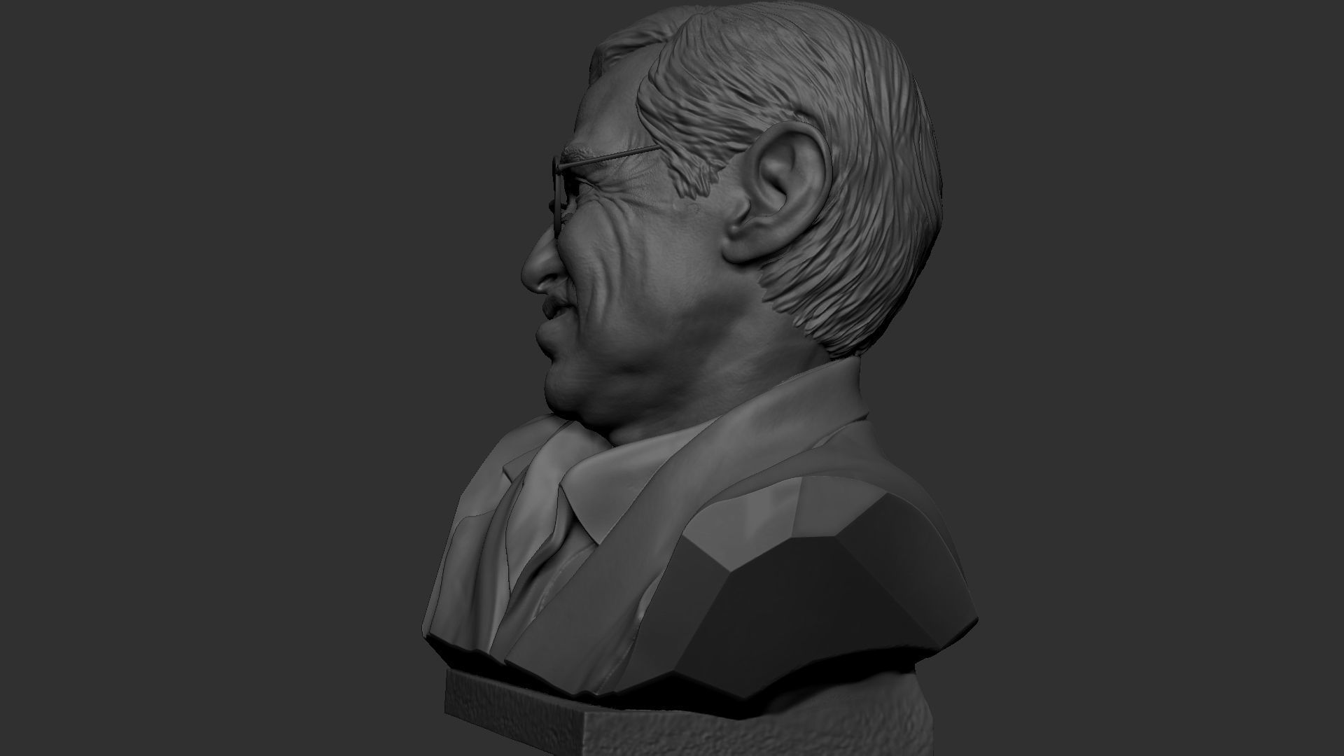 Stephen Hawking 3D print model_44