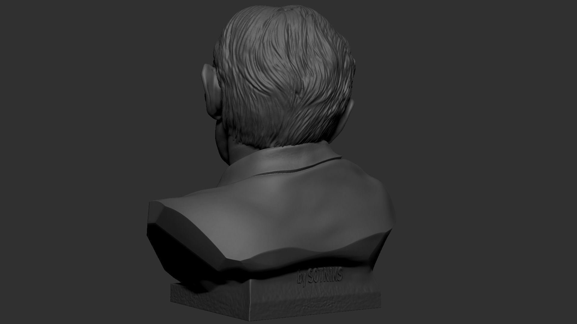 Stephen Hawking 3D print model_14