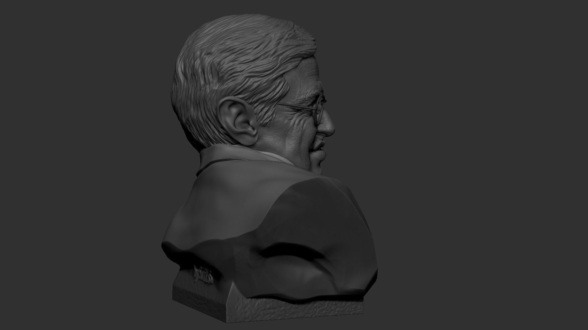 Stephen Hawking 3D print model_23