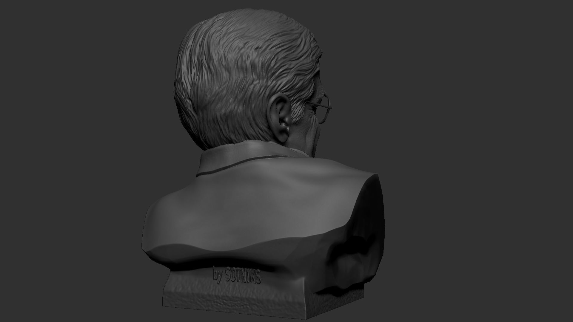 Stephen Hawking 3D print model_20