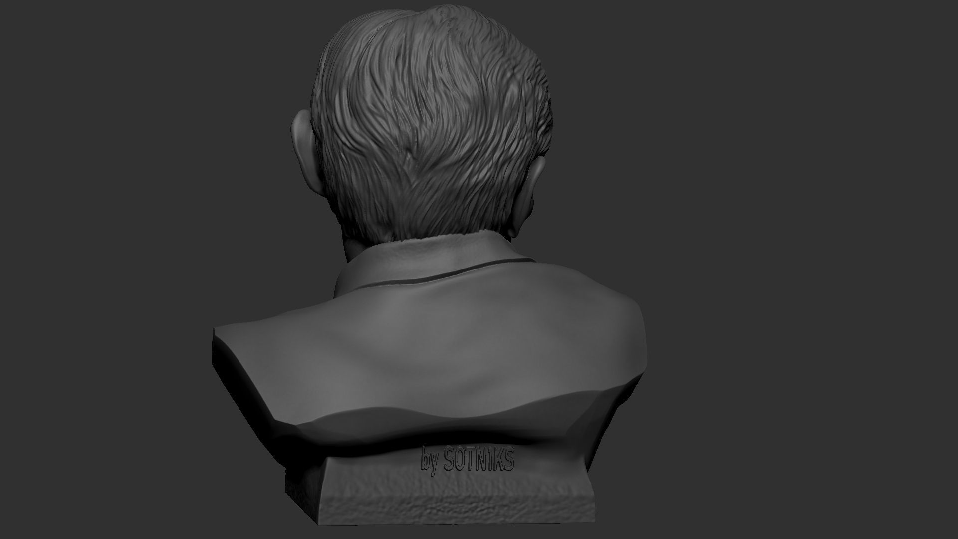 Stephen Hawking 3D print model_16