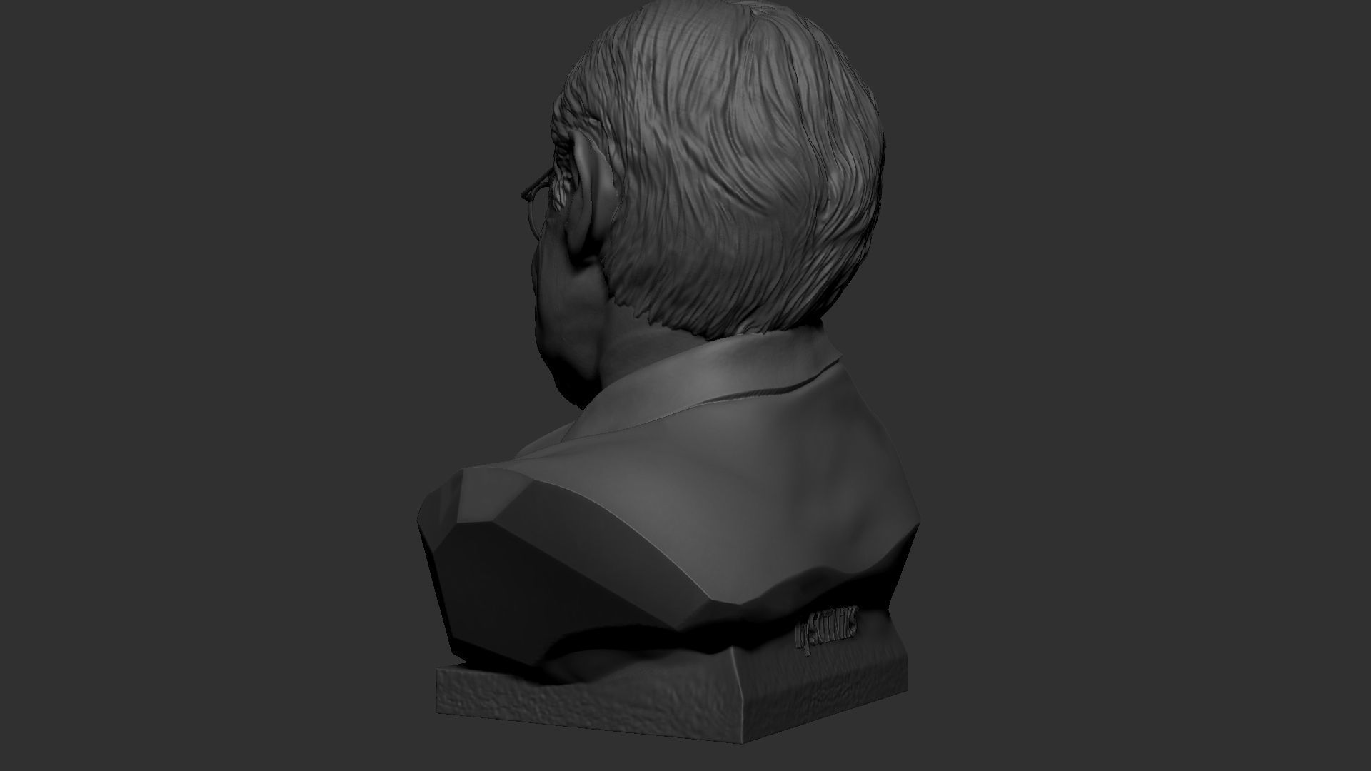Stephen Hawking 3D print model_10
