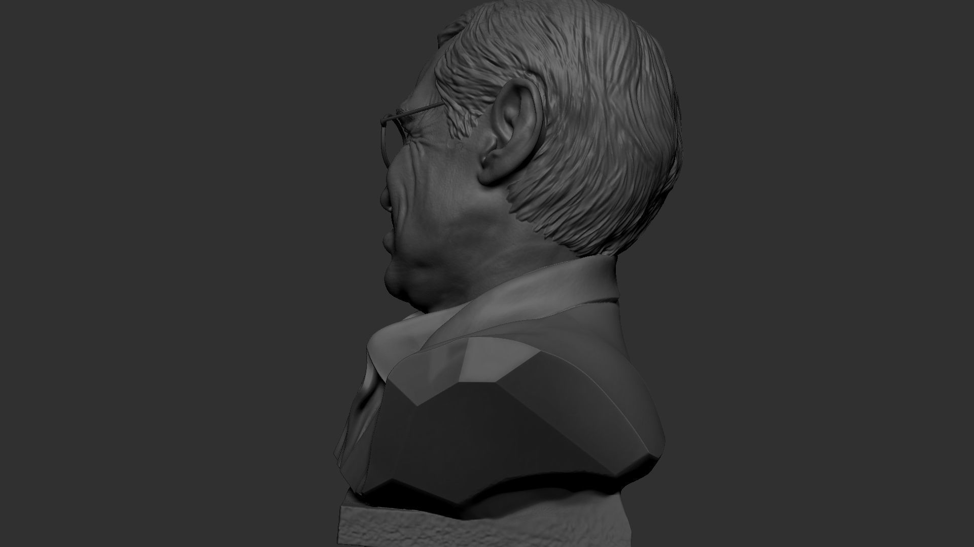 Stephen Hawking 3D print model_46
