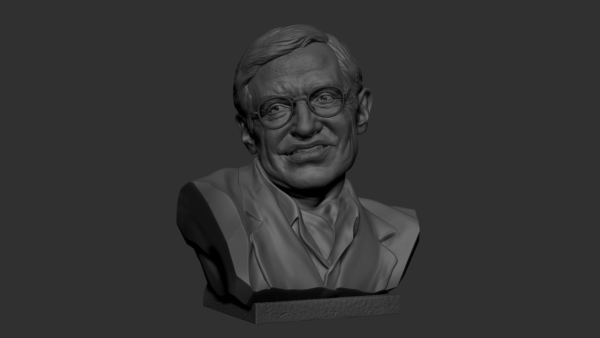 Stephen Hawking 3D print model_31