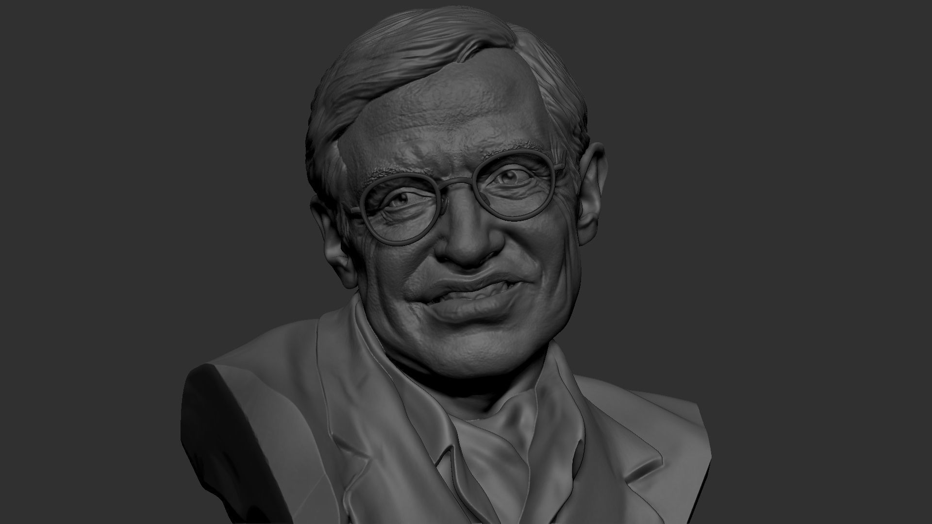Stephen Hawking 3D print model_4