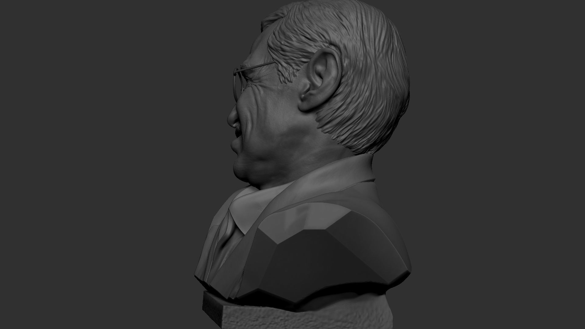 Stephen Hawking 3D print model_45