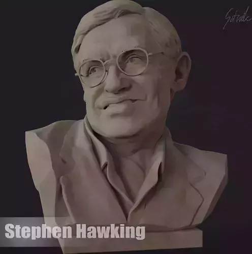 Stephen Hawking 3D print model