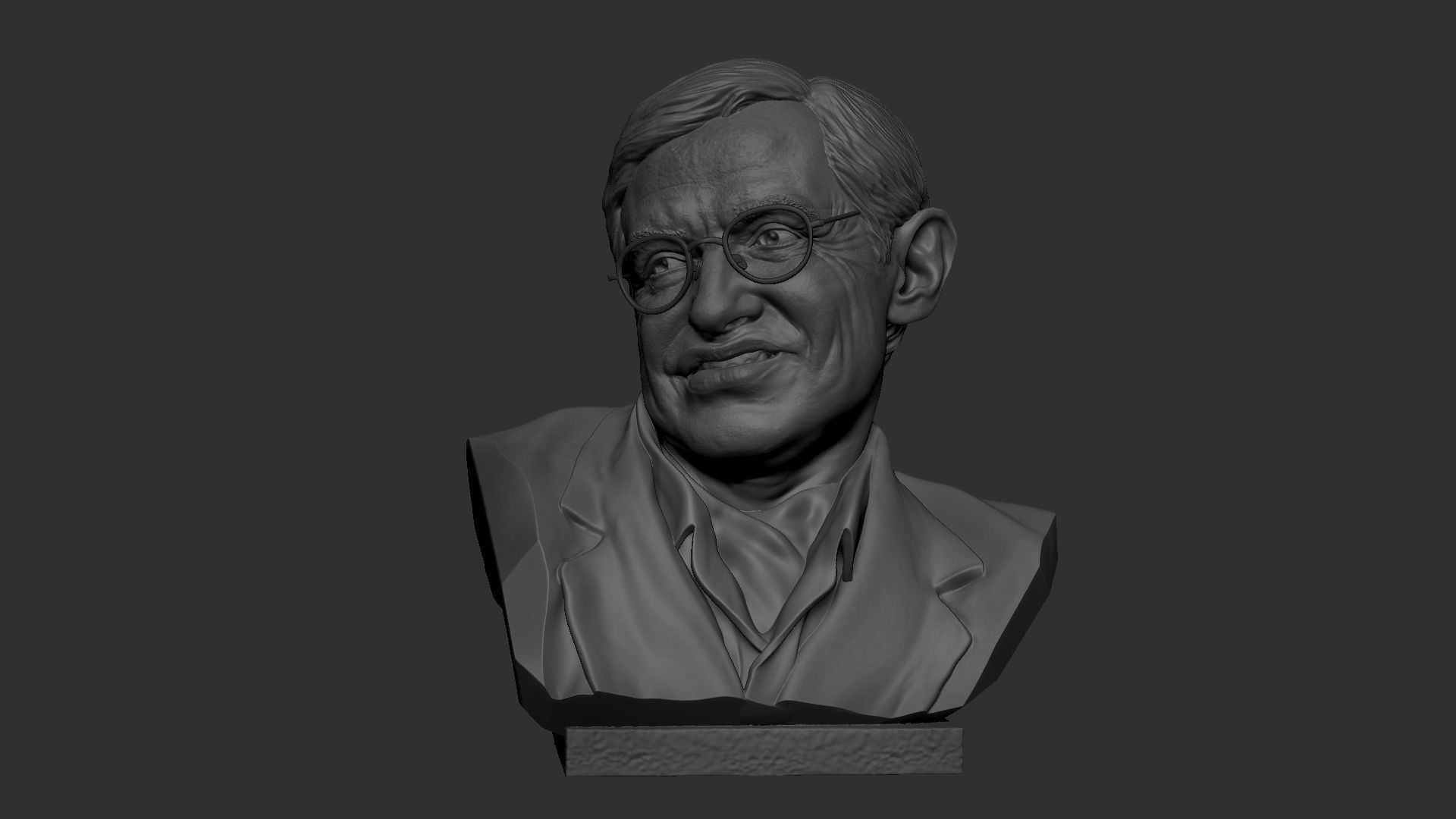 Stephen Hawking 3D print model_32