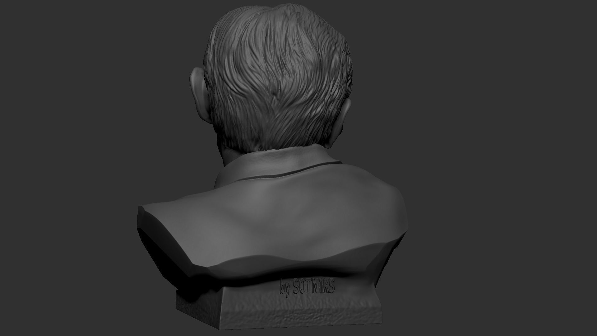 Stephen Hawking 3D print model_15