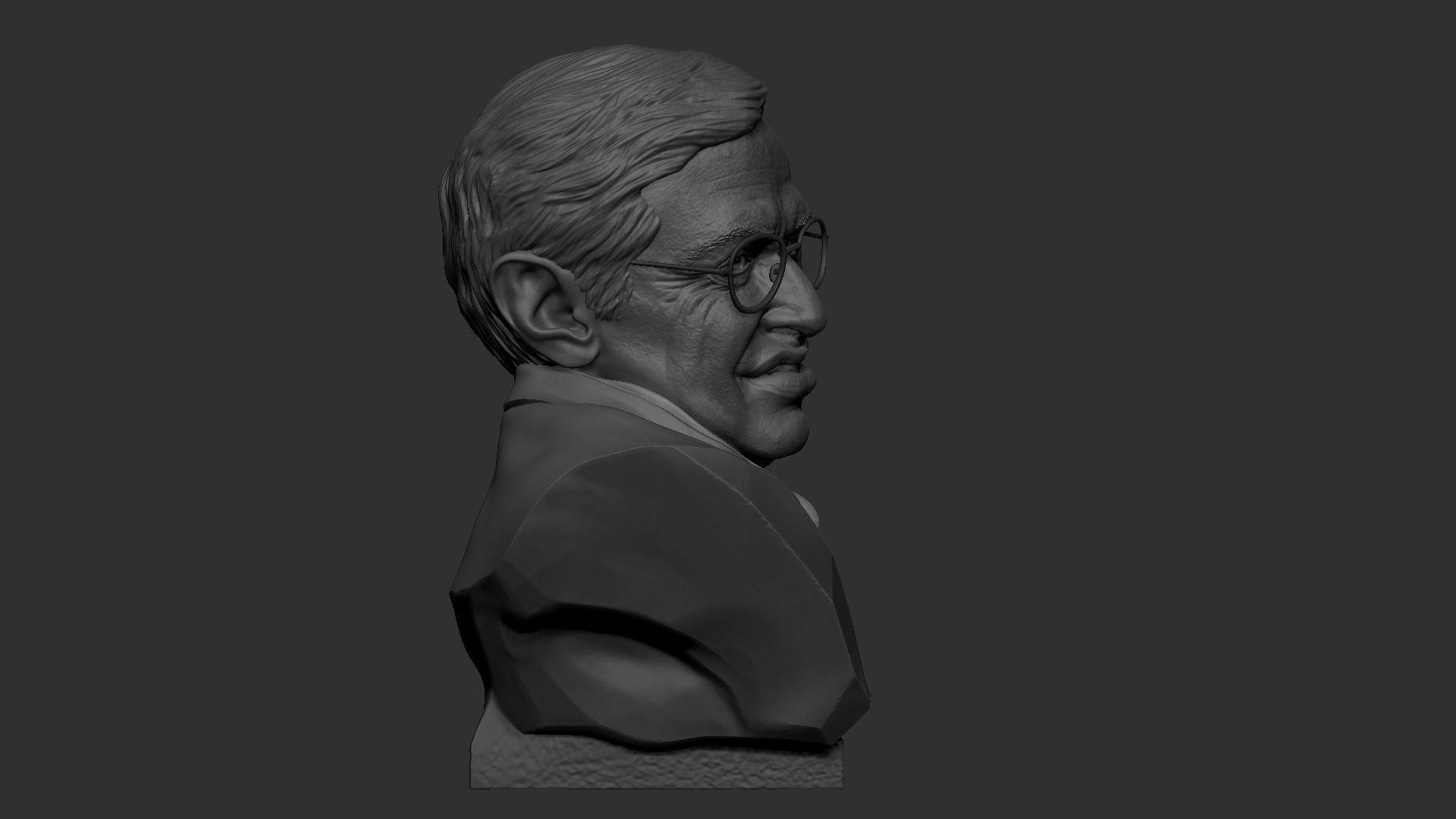 Stephen Hawking 3D print model_26
