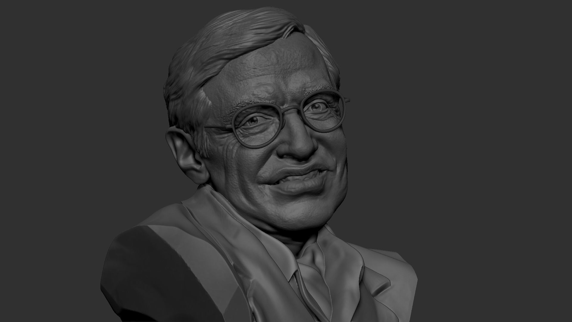 Stephen Hawking 3D print model_34