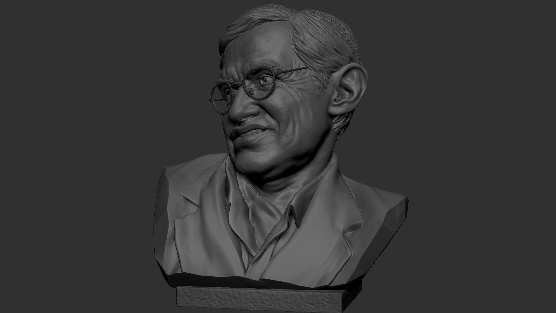 Stephen Hawking 3D print model_5