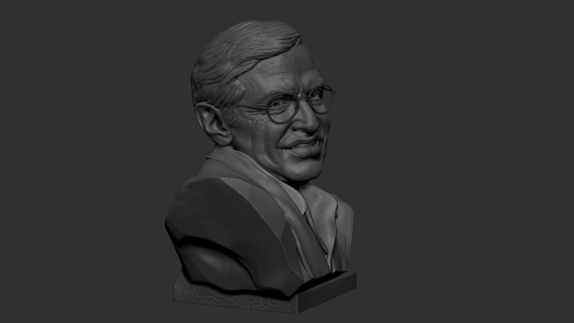 Stephen Hawking 3D print model_28