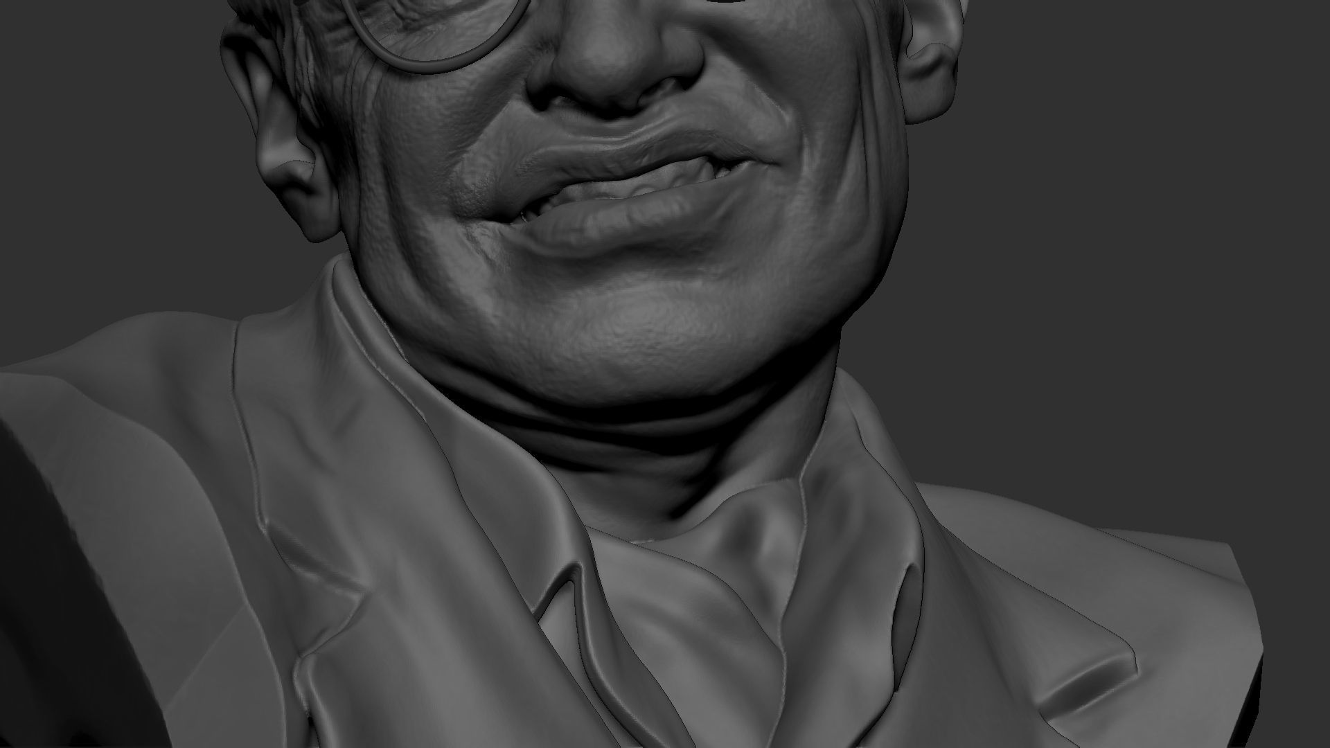 Stephen Hawking 3D print model_37