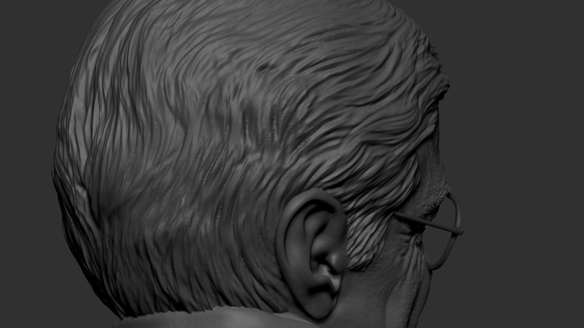 Stephen Hawking 3D print model_40