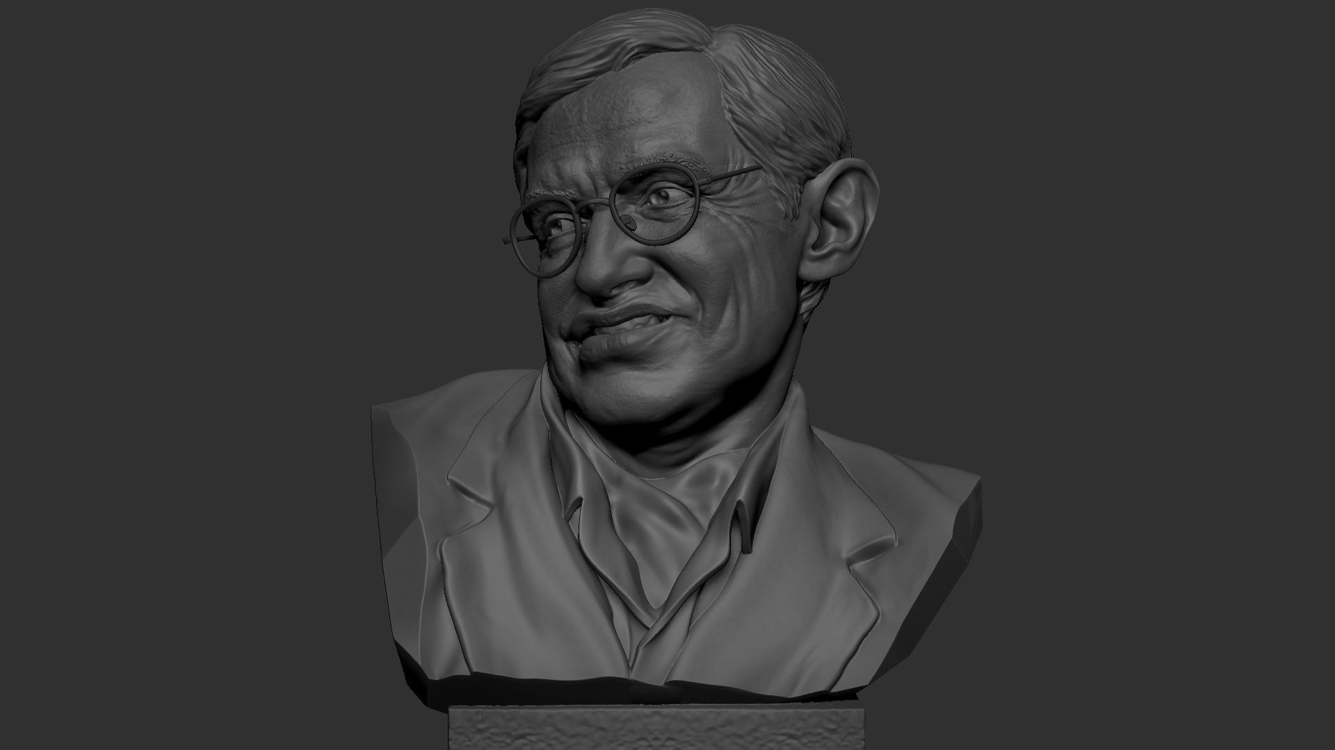 Stephen Hawking 3D print model_2