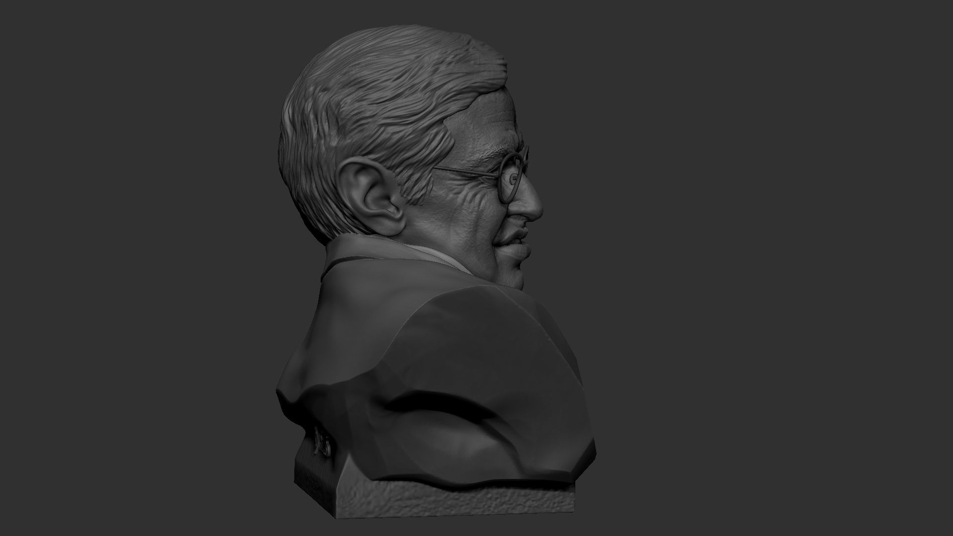 Stephen Hawking 3D print model_24