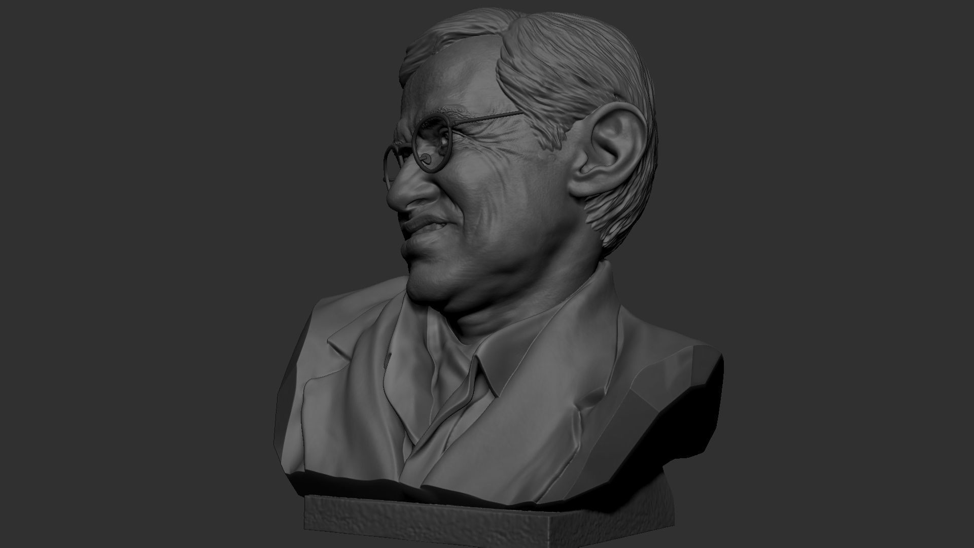 Stephen Hawking 3D print model_35