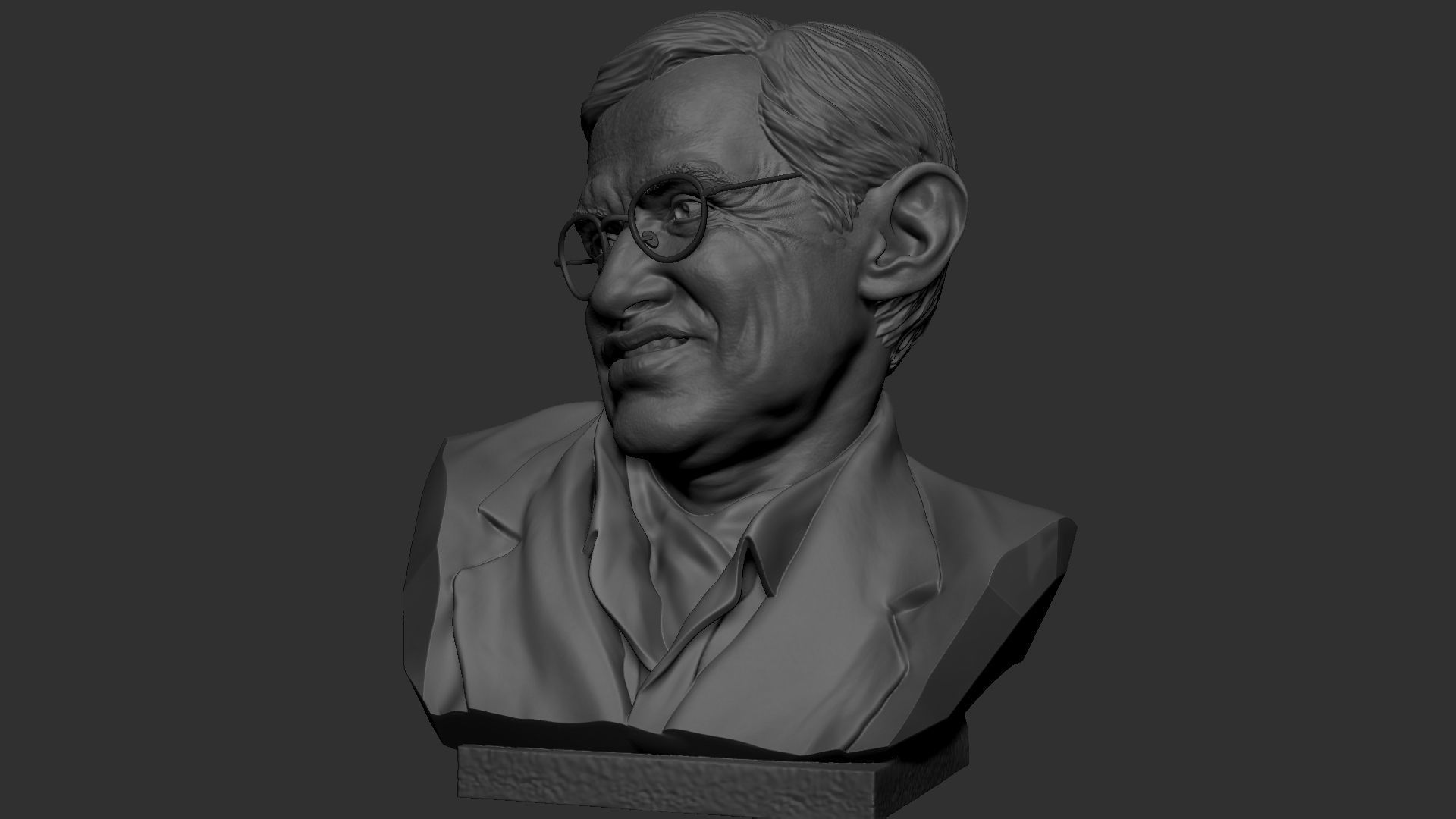Stephen Hawking 3D print model_7