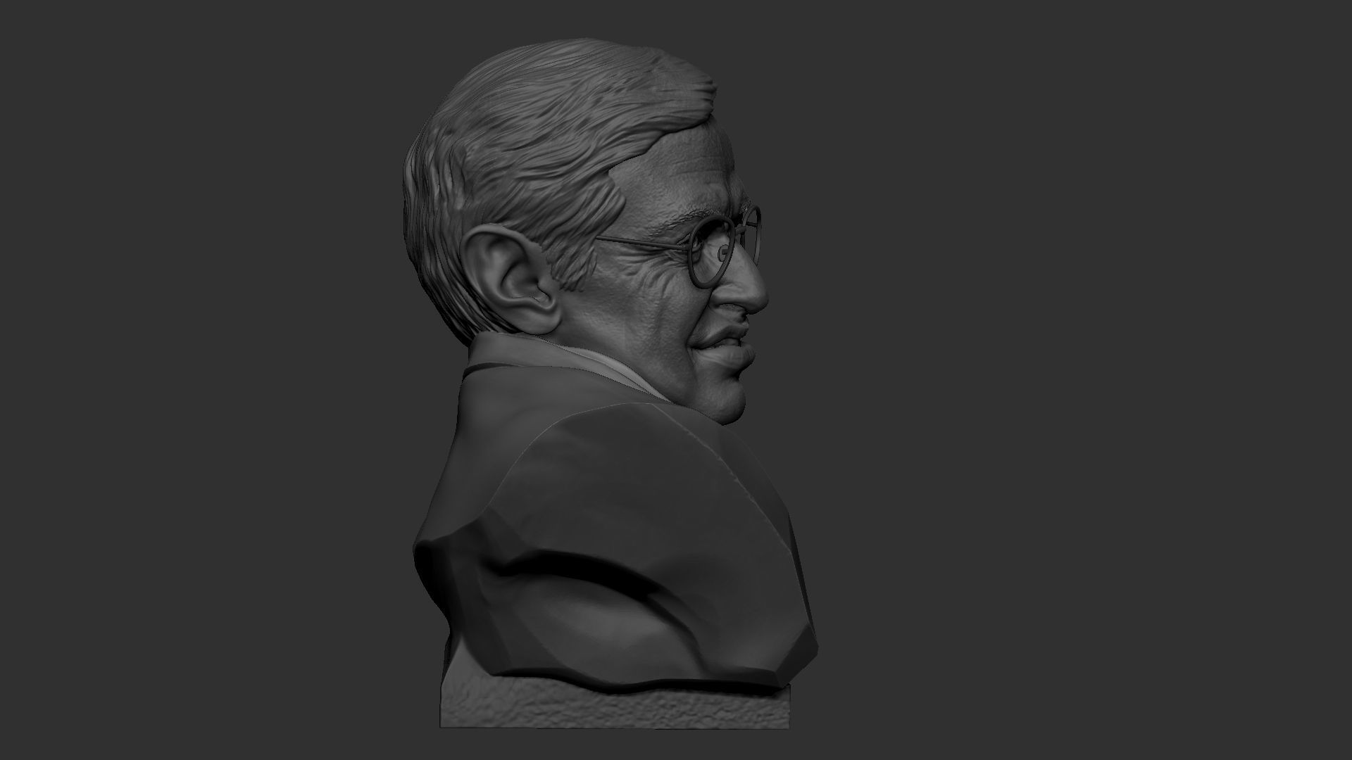 Stephen Hawking 3D print model_25