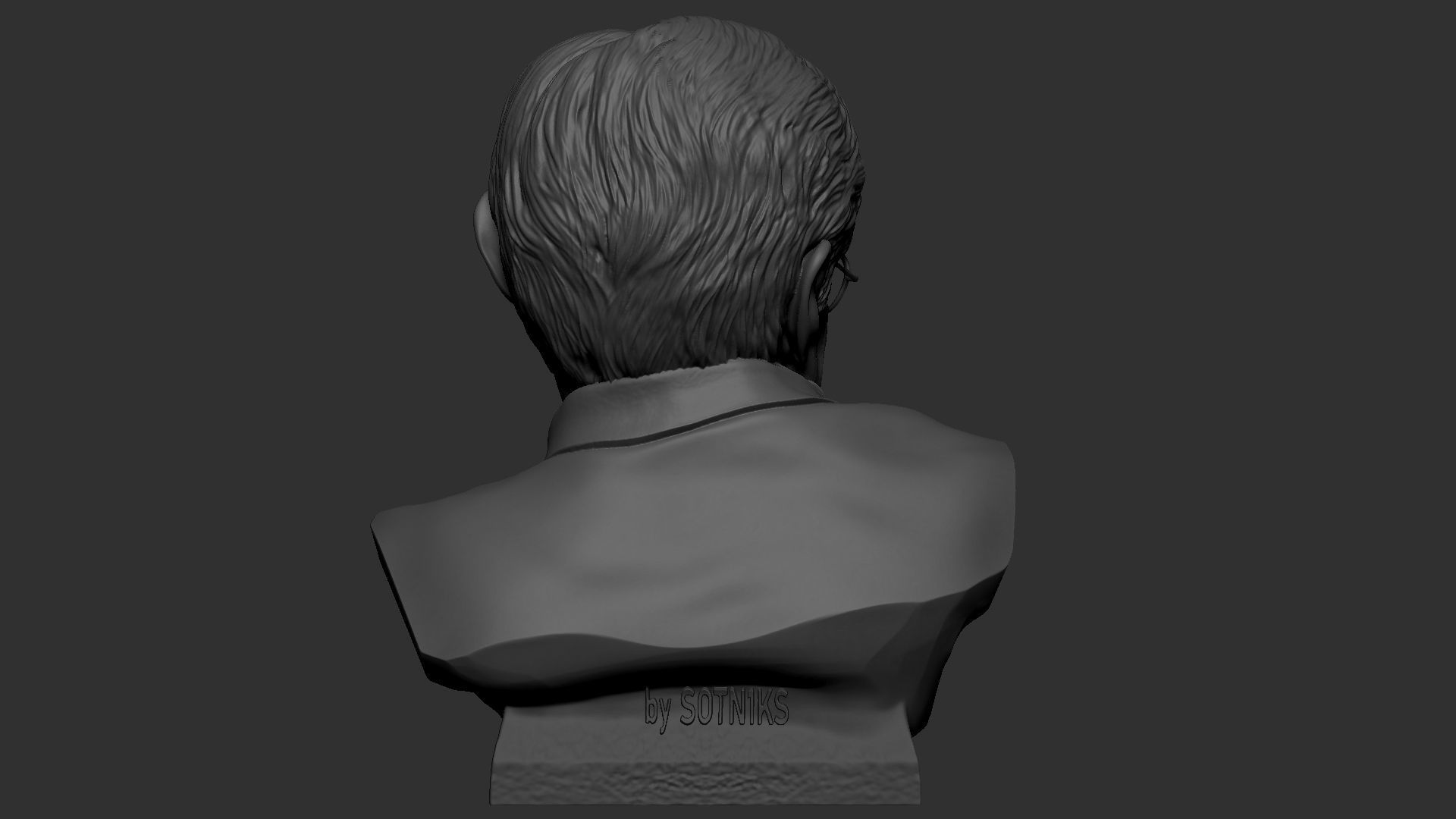 Stephen Hawking 3D print model_18