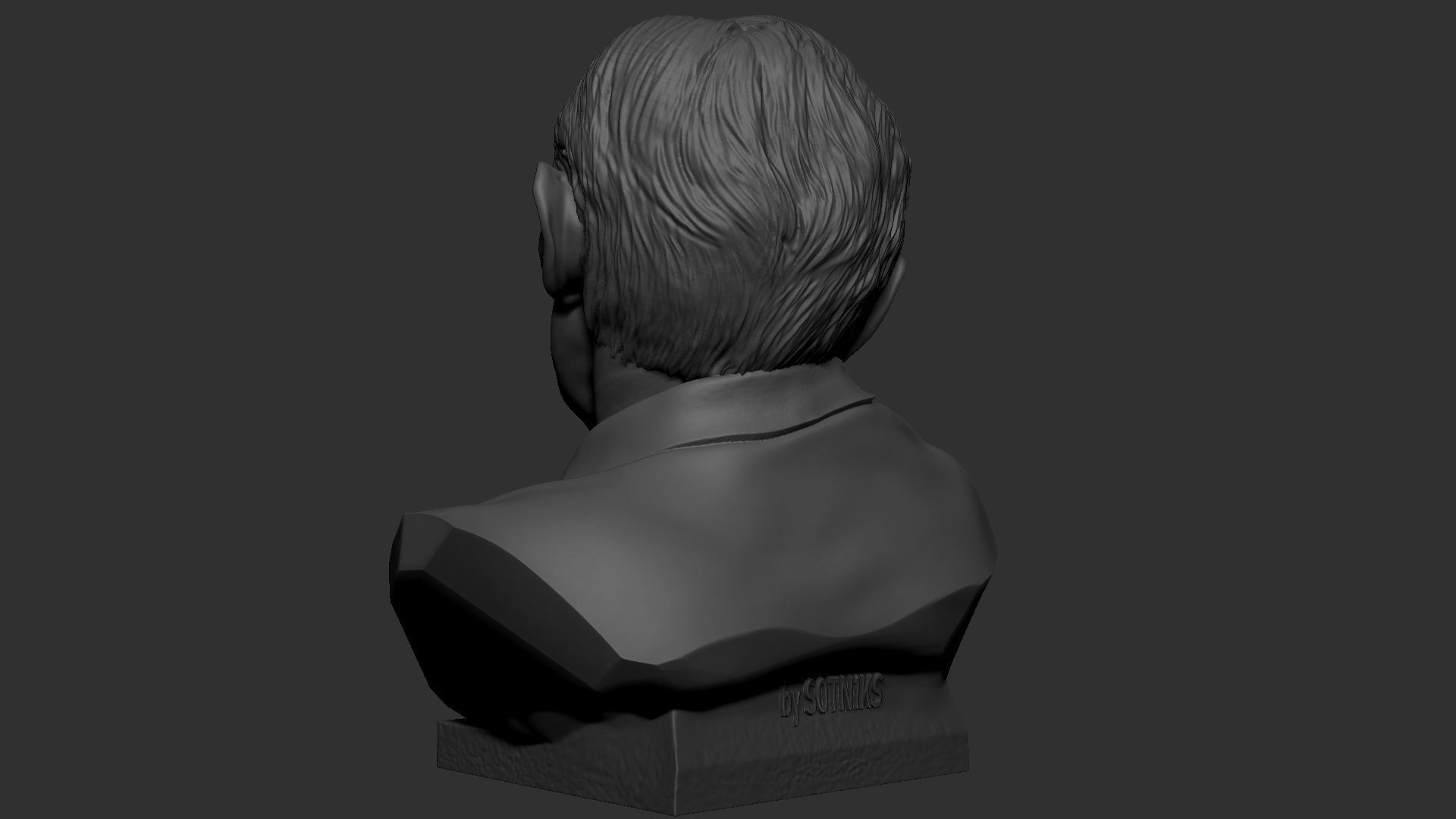 Stephen Hawking 3D print model_13