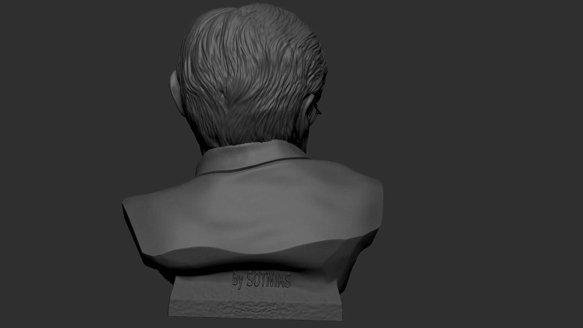 Stephen Hawking 3D print model_17