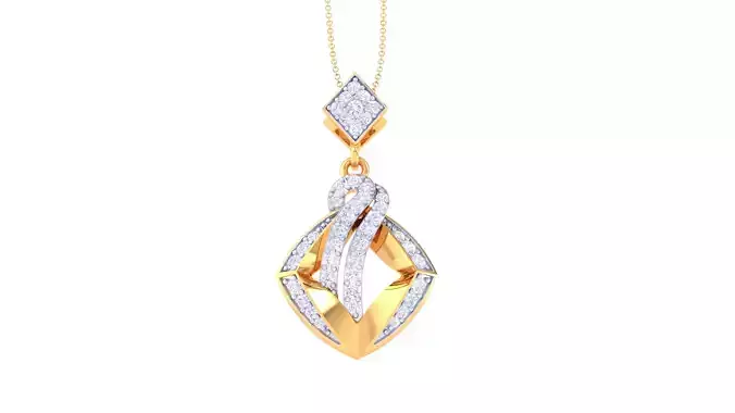 Women Pendant 3dm STL OBJ FBX Renders Details
