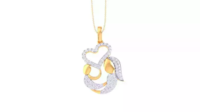 Women Pendant 3dm STL OBJ FBX Renders Details