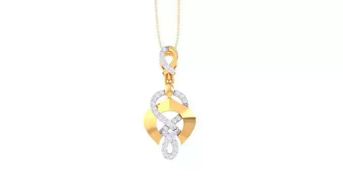 Women Pendant 3dm STL OBJ FBX Renders Details