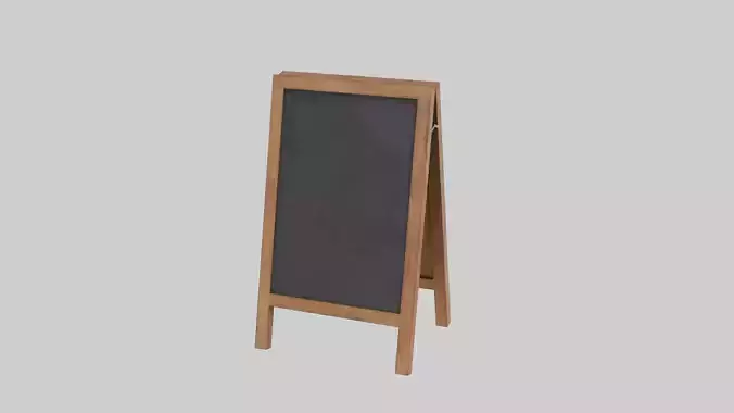 Standing chalkboard