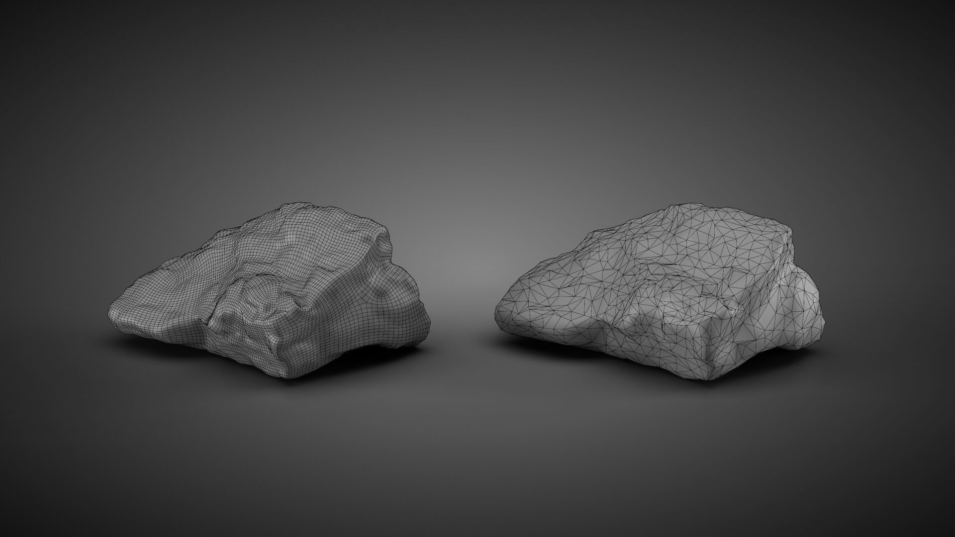 9 Scan Stones Low-poly 3D model_21