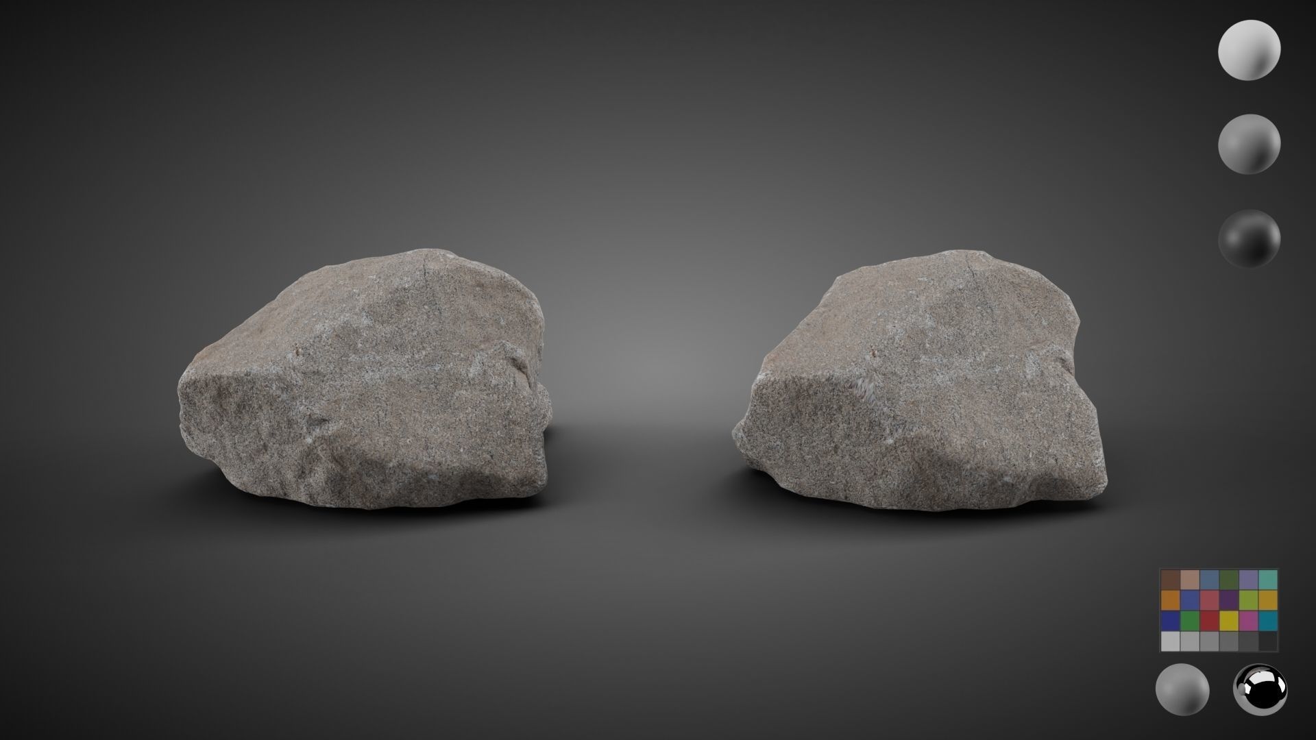 9 Scan Stones Low-poly 3D model_17