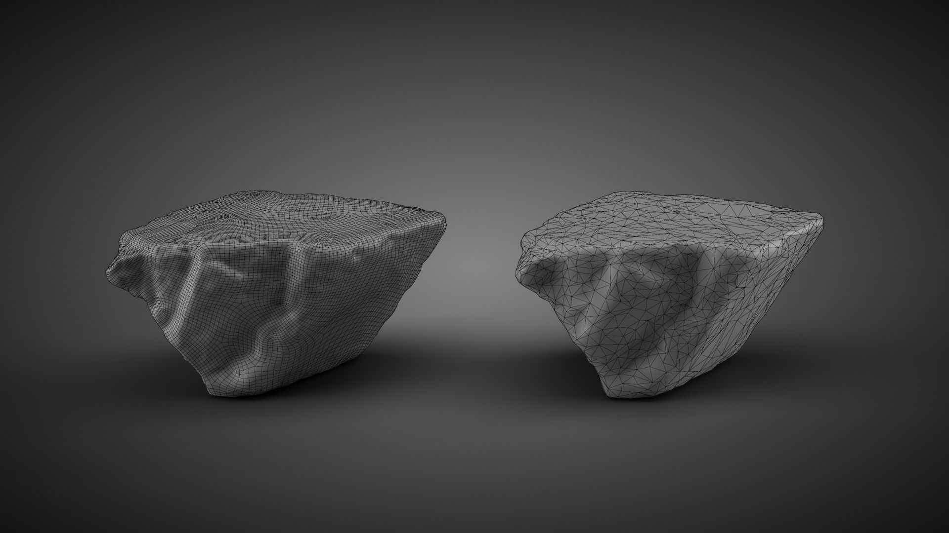9 Scan Stones Low-poly 3D model_19