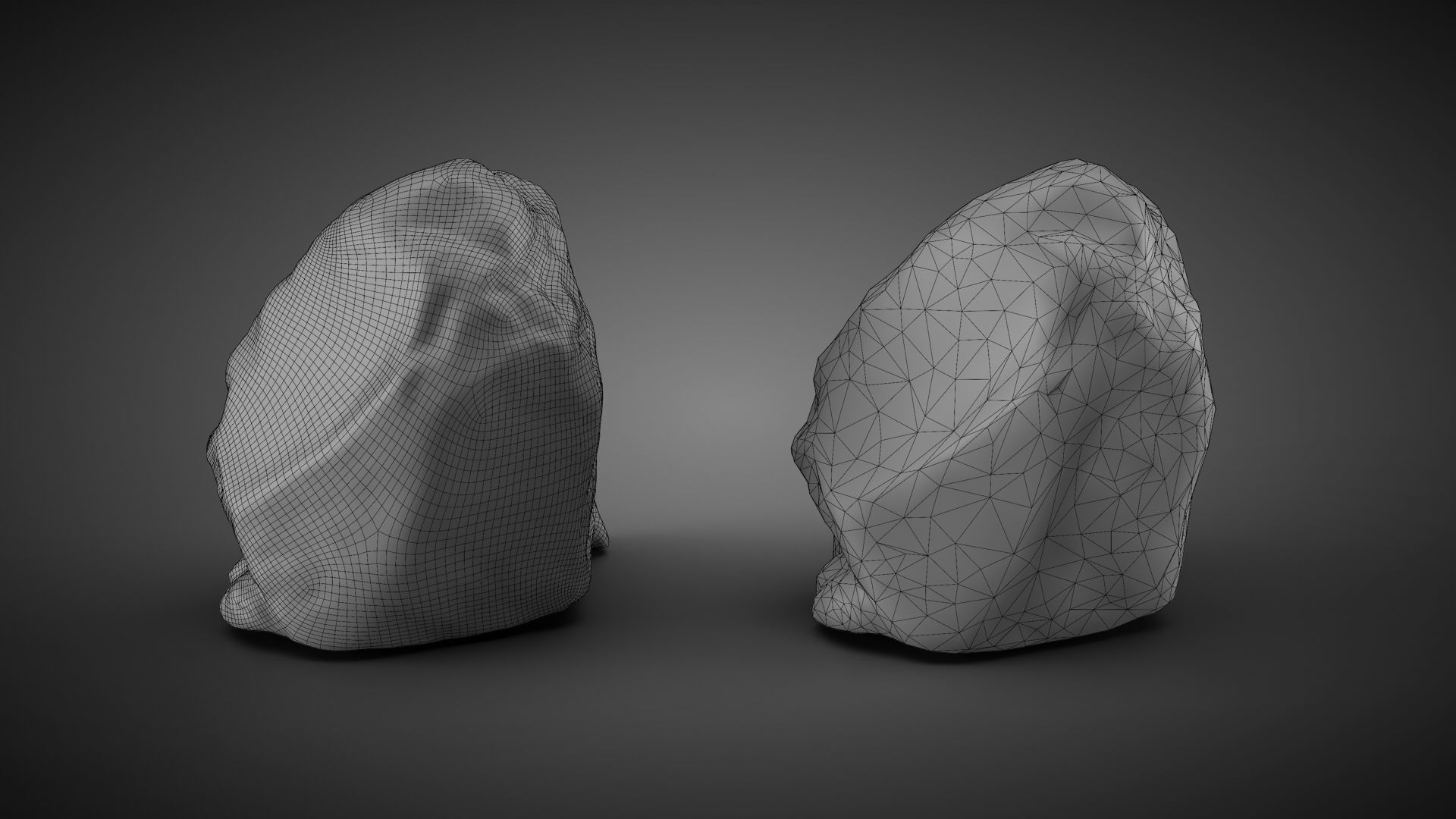 9 Scan Stones Low-poly 3D model_18